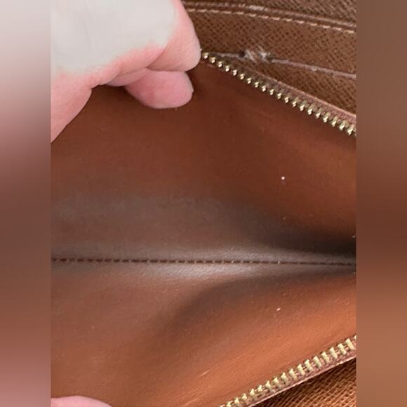 Louis Vuitton Classic Monogram Iconic Portefeuille Sarah Long Wallet Brown - Picture 10 of 11